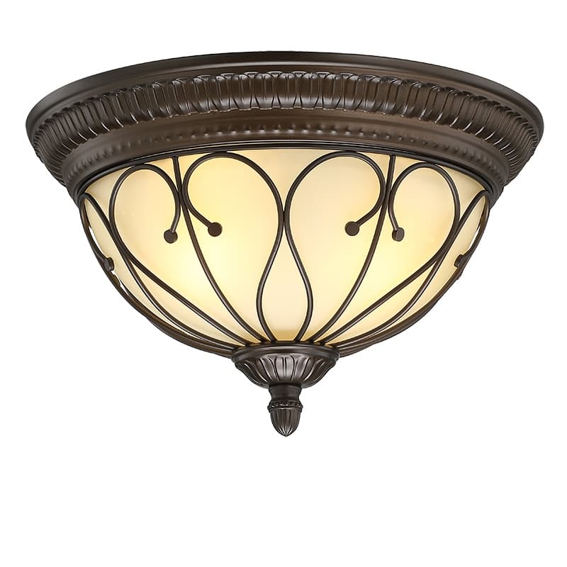 2-Light Ceiling Light - 15.28"x9.29"