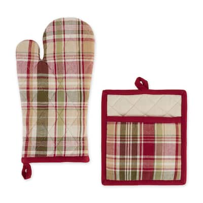 Oven Mitt & Potholder Set