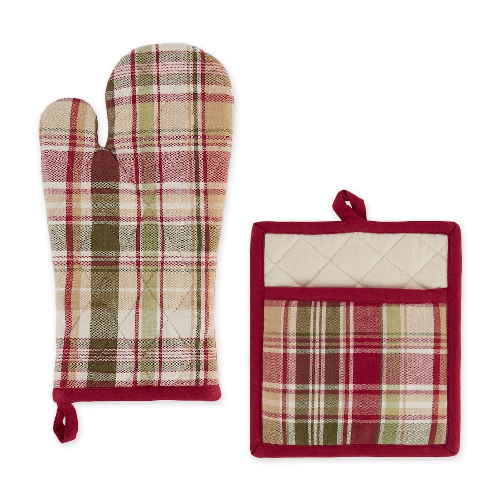 Oven Mitt & Potholder Set