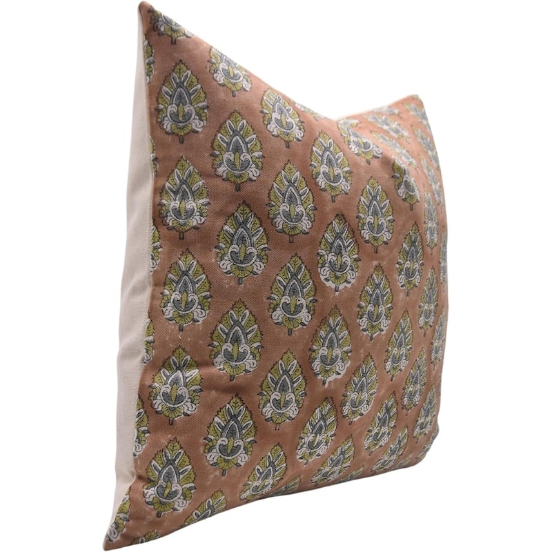 Fabdivine Cotton Boho Block print pillow Cover