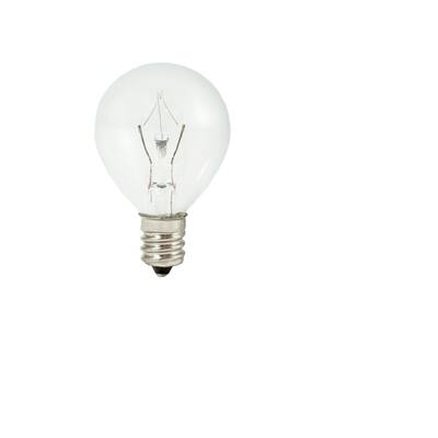 Bulbrite Pack of (20) Dimmable Clear Candelabra (E12) Krypton Bulb
