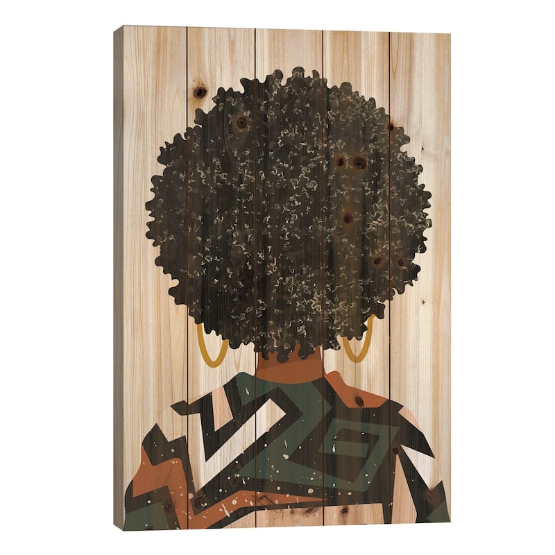 Black Art Matter Print On Wood by Domonique Brown - Multi-Color - 40x26x1.5