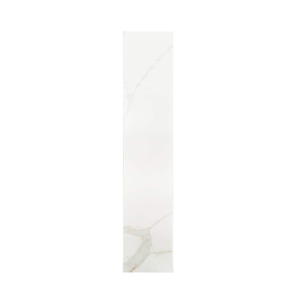 Calesco Calacatta Quartz Bathroom Vanity Top with Sink and Backsplash
