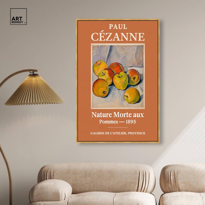 Apples of Cezanne Canvas by Art Remedy