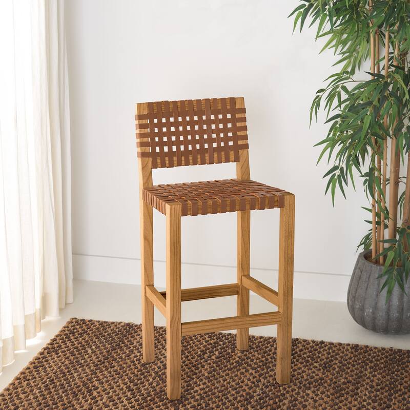 SAFAVIEH Home Sorrento 27-inch Counter Stool - 18"Wx18"Dx38"H
