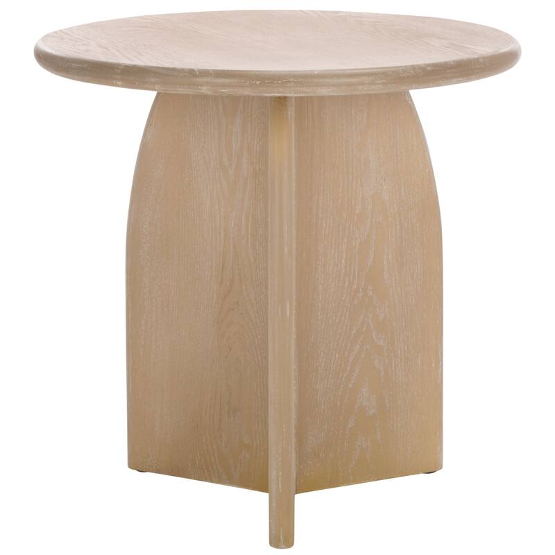 SAFAVIEH Barazi Round Top End Table, Fully Assembled - 20"W x 20"D x 19"H