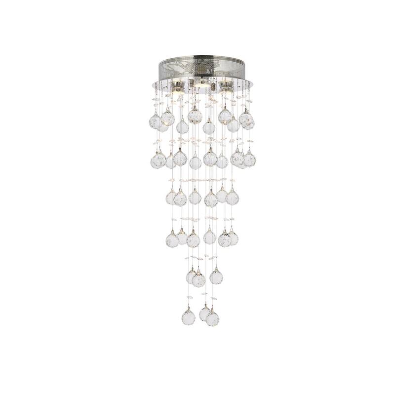 Somette 3-light Chrome Chandelier - Chrome Chandelier