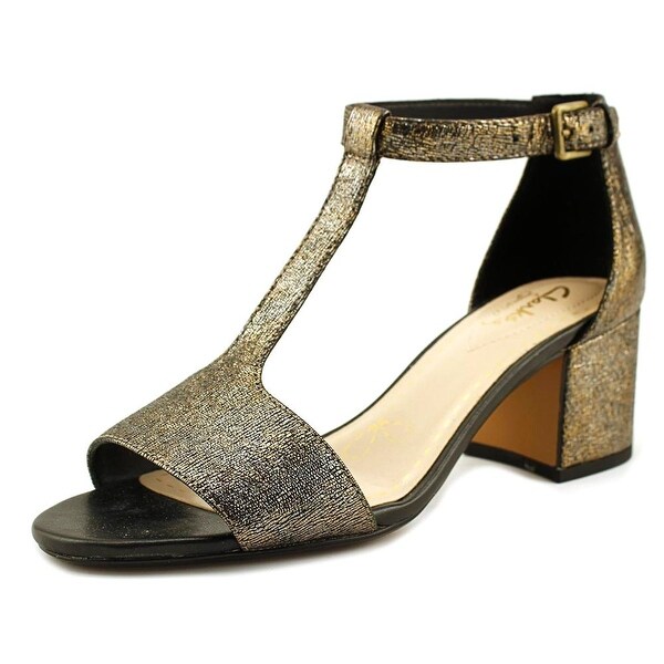 bronze metallic sandals
