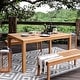 preview thumbnail 4 of 11, Cambridge Casual Paxton 3-piece Teak Patio Dining Set