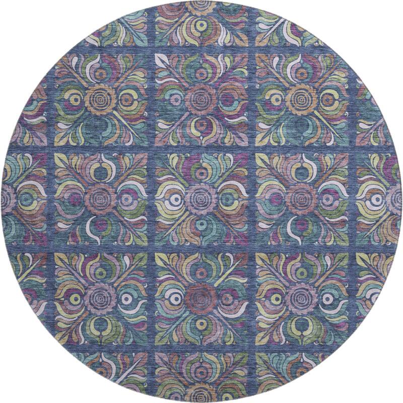 Premium Washable Super Soft Mosaic Panel Mayfield Rug