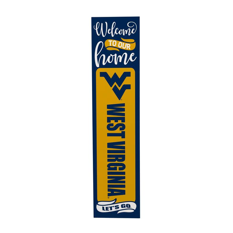 47" Double Sided Seasonal Porch Leaner, West Virginia University - 47" x 11.25"