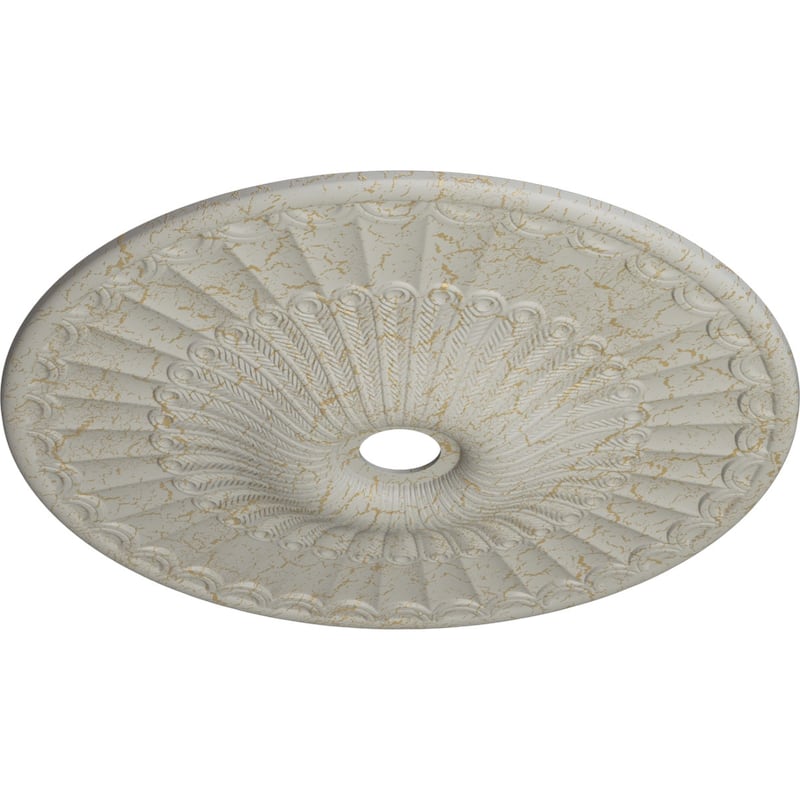 36 5/8"OD x 3 5/8"ID x 2 3/8"P Galveston Ceiling Medallion