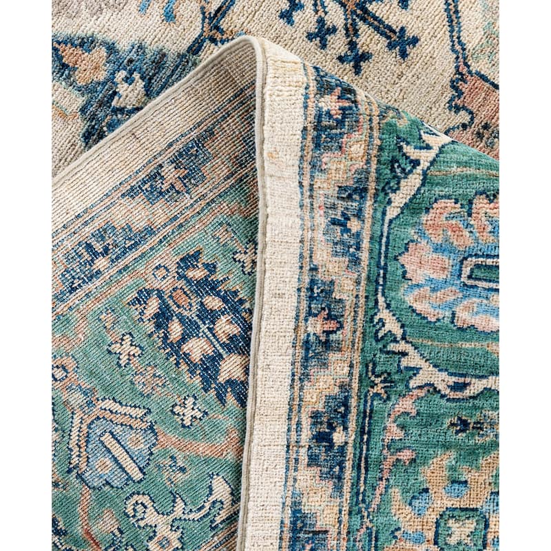 Serapi One-of-a-Kind Hand-Knotted Area Rug - Ivory - 8' 2" x 9' 10"