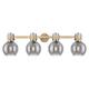 Option Brushed Brass, Light Smoke