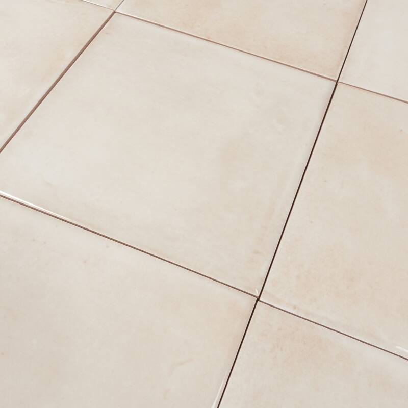 Zahara 6x6 Creamy off-white Porcelain Zellige Square Wall and Floor Tile (5.38 sq ft/case) - 22 Pack