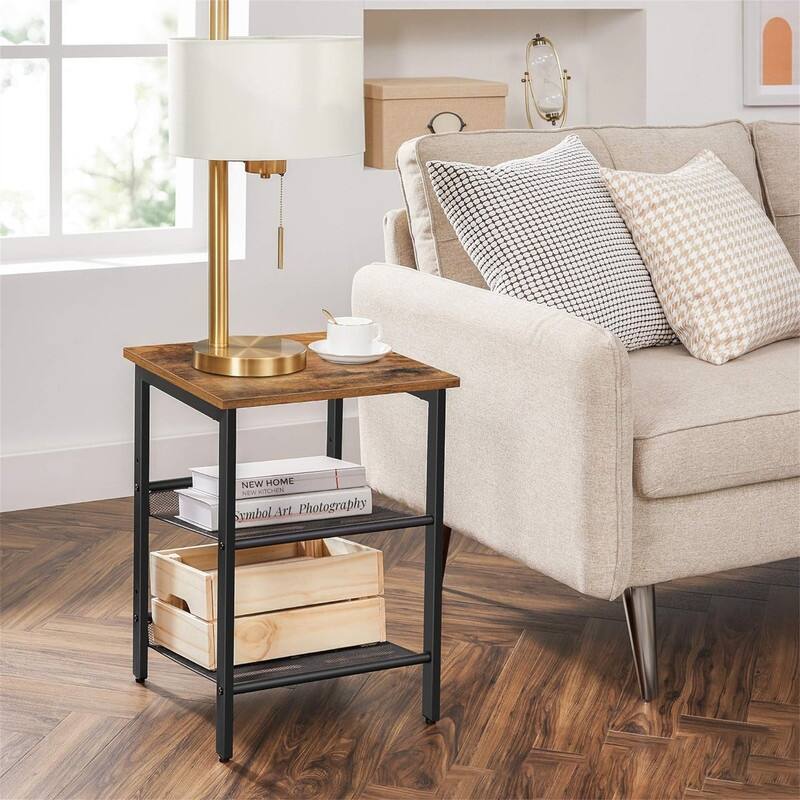 Nightstand Set of 2 Side Tables