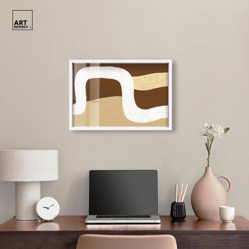 Minimal Wavy II Shadowbox by Art Remedy