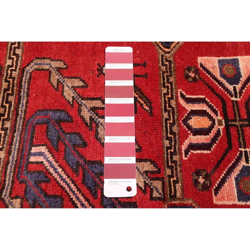 ECARPETGALLERY Hand-knotted Andelz Red Wool Rug - 5'3 x 6'10