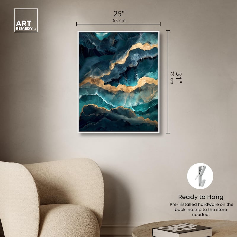 Power Edge I Canvas by Art Remedy