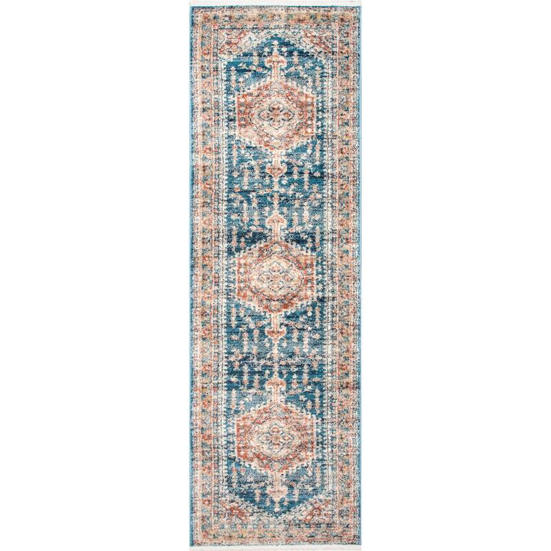 Nuloom Traditional Vintage Medallion Dominykas Area Rug