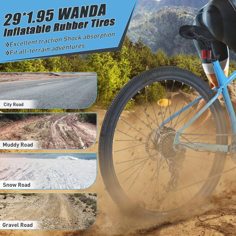 29 Inch Wheels 8 Speed Mountain Bike