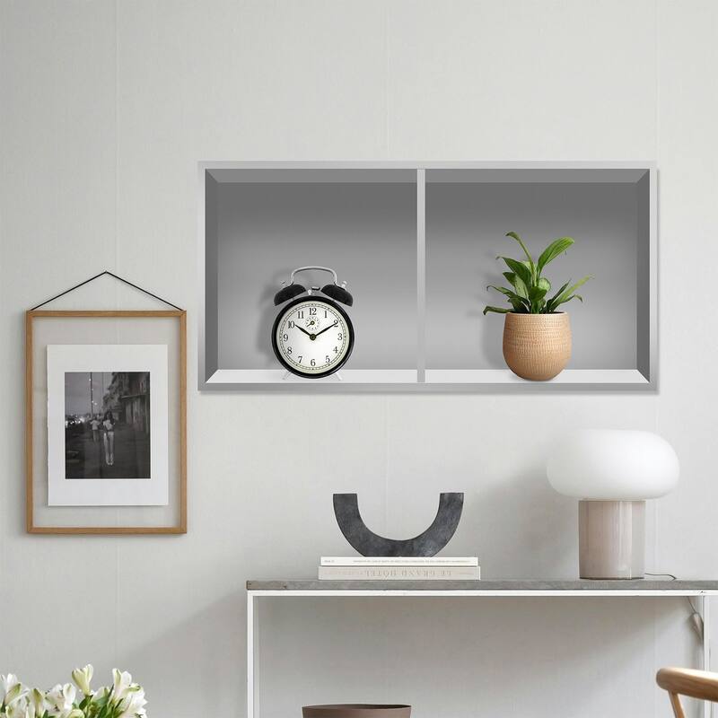 WIZ 12-inch W x 24-inch H x 4-inch D Stainless Steel Shower Niche