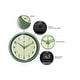 preview thumbnail 197 of 195, Infinity Instruments Round Retro Kitchen Wall Clock by Infinity Instruments