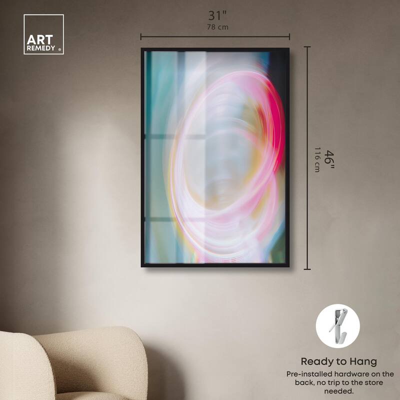 Swirling Light III Shadowbox by Art Remedy