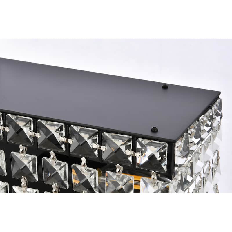 Elegant Lighting V2032W18/RC Maxime 3 Light 6" Tall Wall Sconce with