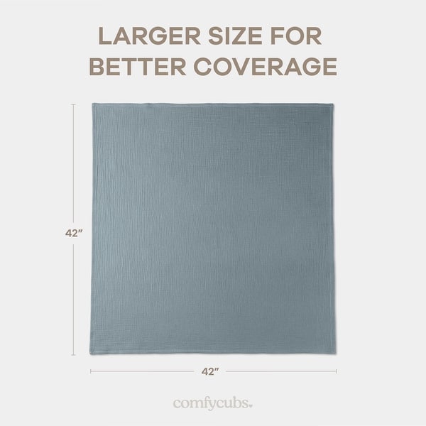 dimension image slide 0 of 5, Muslin Swaddle Blankets Pack of 3 by Comfy Cubs