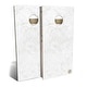 preview thumbnail 1 of 7, White Marble Outdoor Cornhole Board Set Backyard 2x4 - NO Accessories