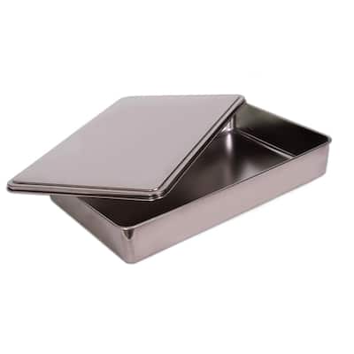 YBM Home Stainless Steel Covered Cake Pan Bakeware with Lid, 2401