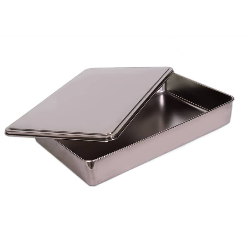 YBM Home Stainless Steel Covered Cake Pan Bakeware with Lid, 2401