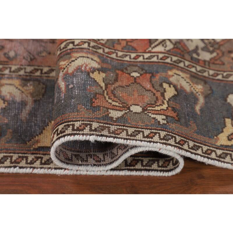 Bakhtiari Persian Vintage Area Rug Handmade Bedroom Wool Carpet - 5'2" x 10'1"