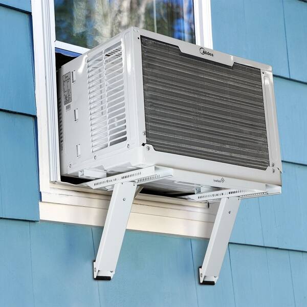 Ivation Window Air Conditioner Mounting Support Bracket Heavy Duty Steel Construction Holds Up To 200 lbs No Tools Required Fits Single Or Double Hung Windows Easy To Install Universal AC Mount Ivation Window Air Conditioner Mounting Support Bracket Heavy Duty Steel Construction Holds Up To 200 lbs No Tools Required Fits Single Or Double Hung Windows Easy To Install Universal AC Mount