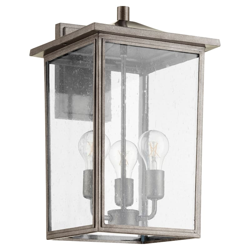 Quorum International Riverside 3 Light 18" Tall Outdoor Wall Sconce