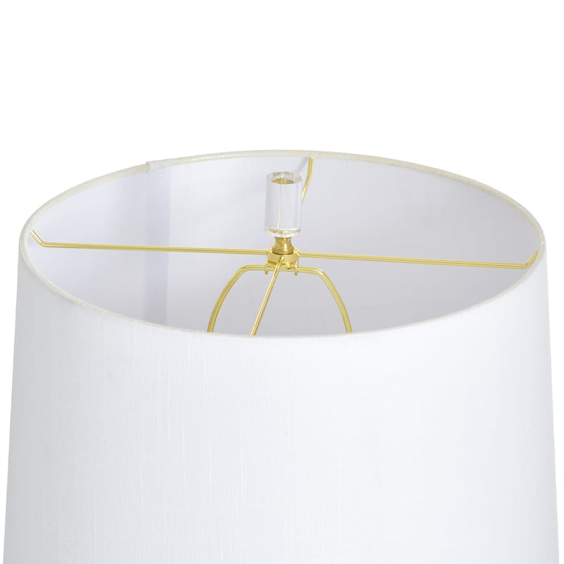 StyleCraft Poly Table Lamp - Tropic Sage - White Shade