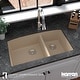 preview thumbnail 64 of 66, Karran Undermount Quartz 32 in. 60/40 Double Bowl Kitchen Sink Kit
