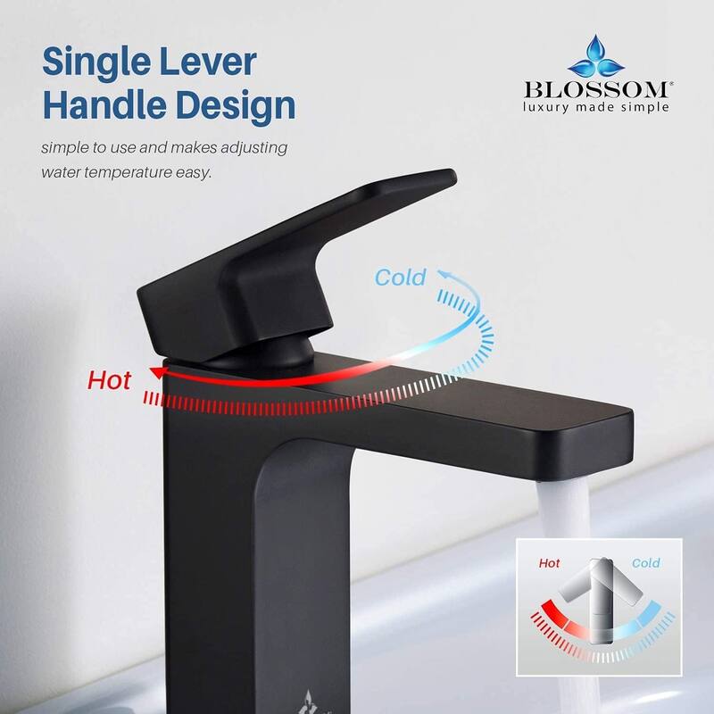 Blossom Stainless Steel Bathroom Sink Faucet