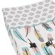 preview thumbnail 4 of 4, Sweet Jojo Designs Feather Collection Multicolor Microfiber Changing Pad Cover - Multi