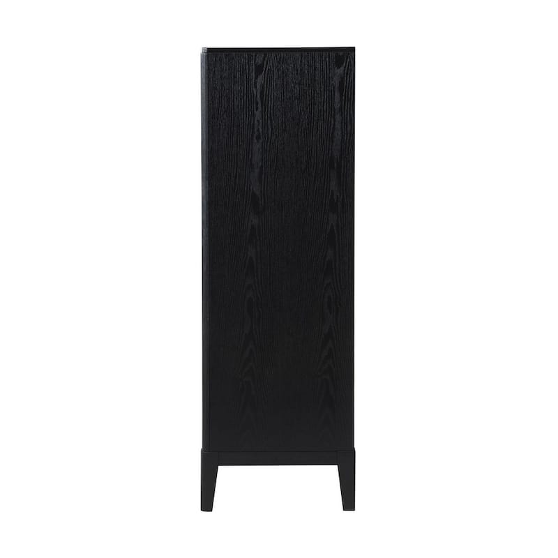 Mason Black 5-Drawer Chest