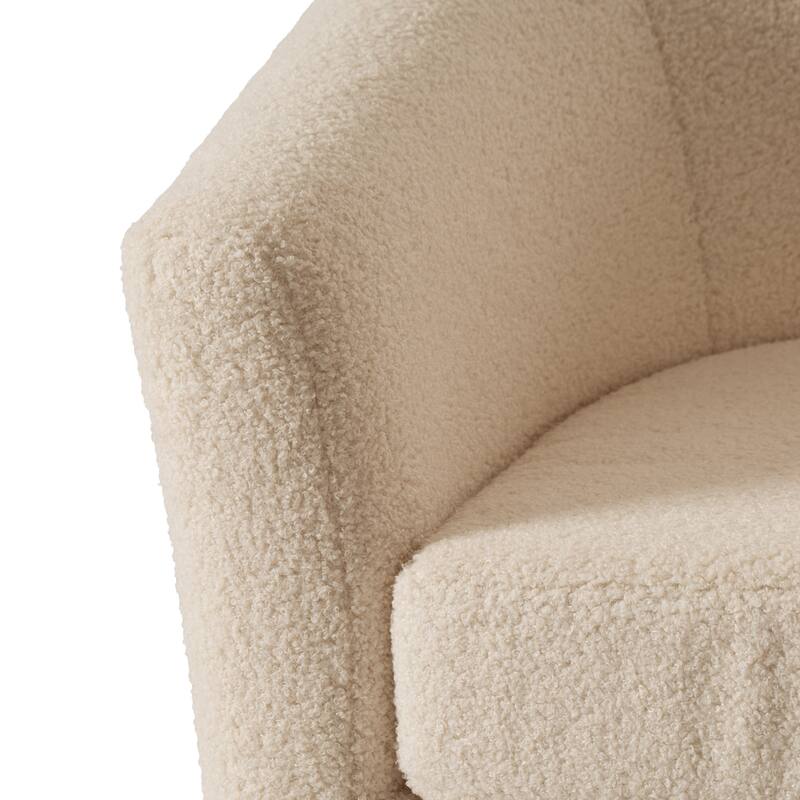Harper Boucle Barrel Chair