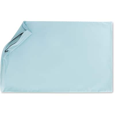 Premium Microbead Pillow, Anti-Aging, Silk like Cover, Sweet Baby Blue