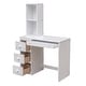 preview thumbnail 34 of 32, Twin Loft Bed with Storage Staircase and Desk, Grey