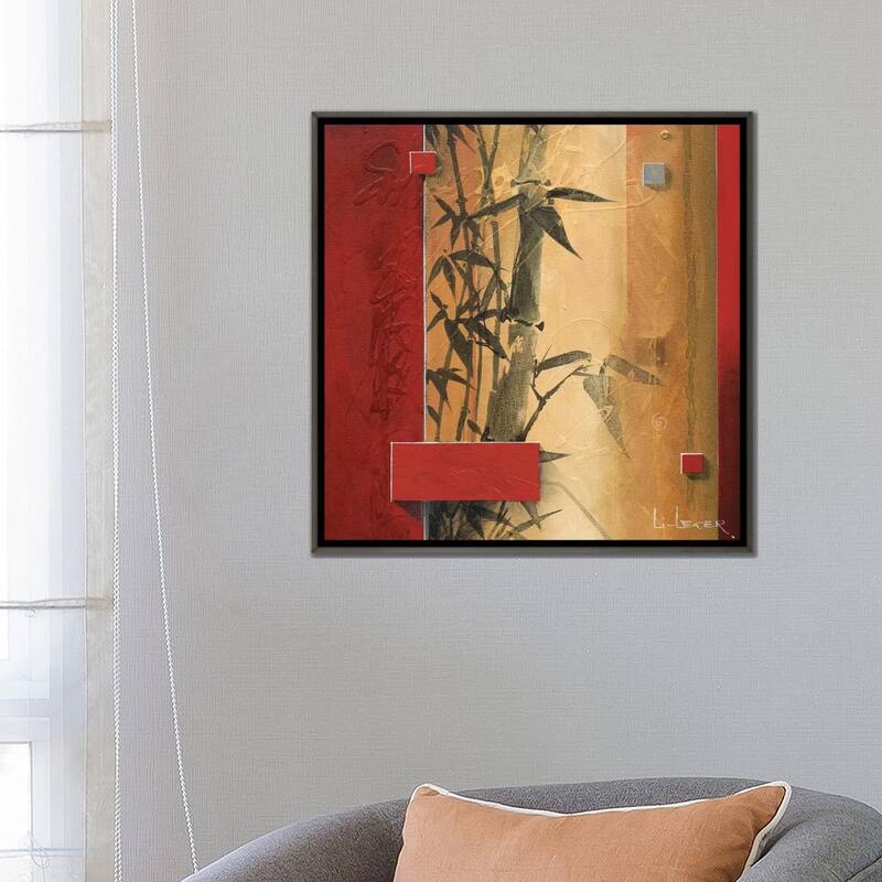 iCanvas "Bamboo Garden" by Don Li-Leger Framed