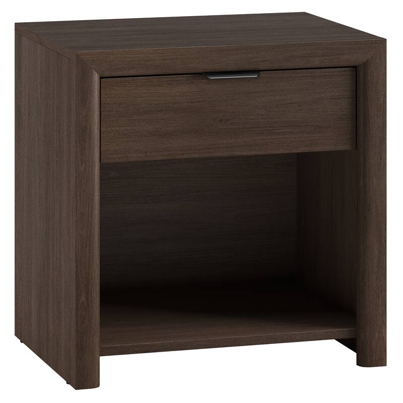 Clara 24" Rectangular Nightstand - Brown Oak