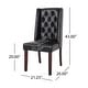 preview thumbnail 69 of 76, Blythe Tufted Dining Chair (Set of 2) by Christopher Knight Home