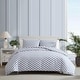 preview thumbnail 1 of 4, Nautica Woodblock Fish Cotton Reversible Blue Duvet Cover Set