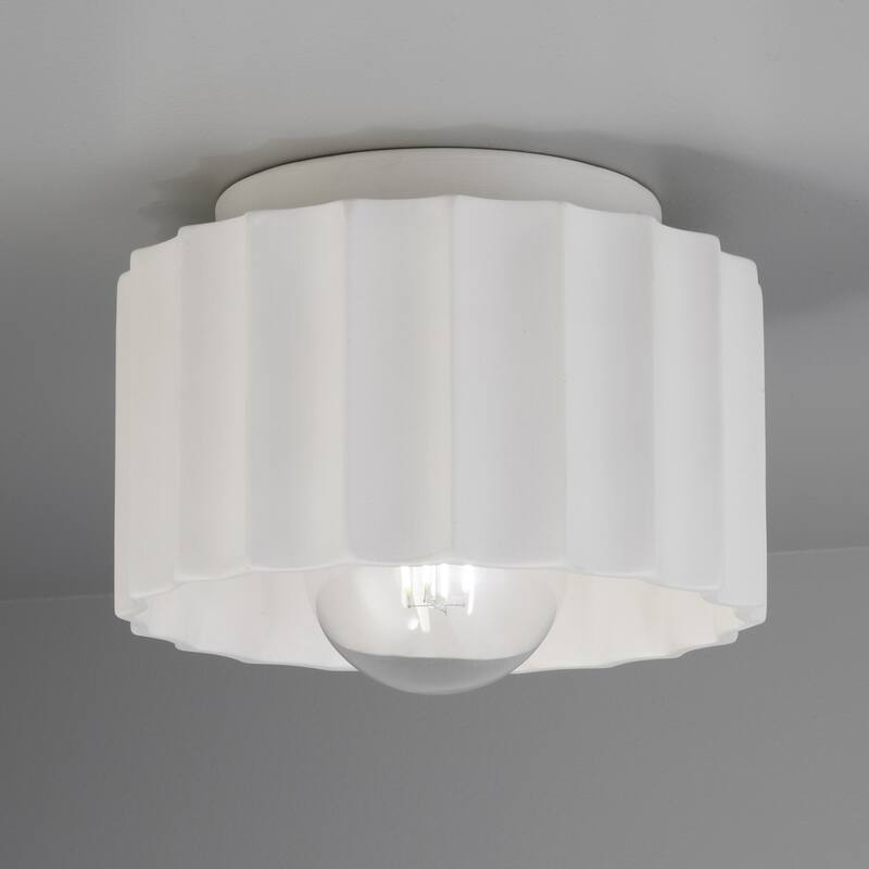 Justice Design Group Radiance Outdoor Gear Ceramic Flush-Mount Light