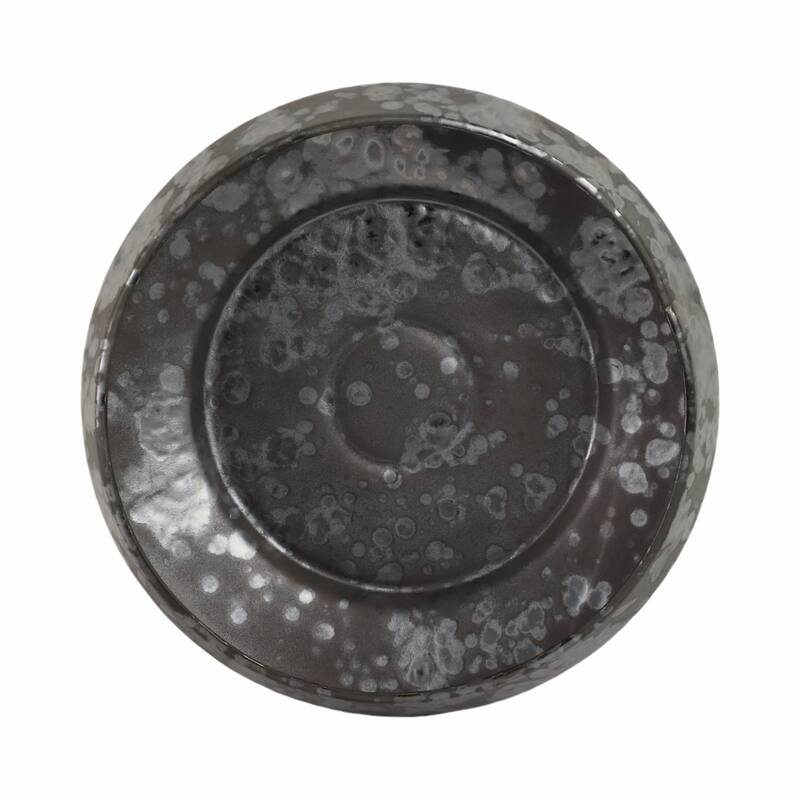 Modern Decorative Round Bowl - 15", Black - 15.25"